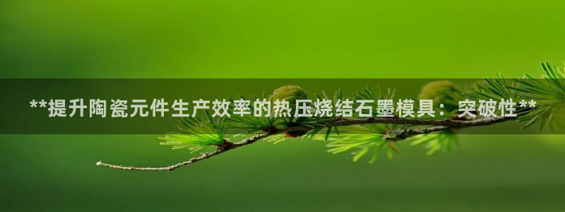 emc全站网页版：**提升陶瓷元件生产效率的热压烧结石墨