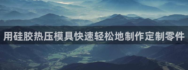 易倍申是进口药吗：用硅胶热压模具快速轻松地制作定制零件