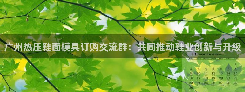 北京易倍思教育科技有限公司：广州热压鞋面模具订购交流群：