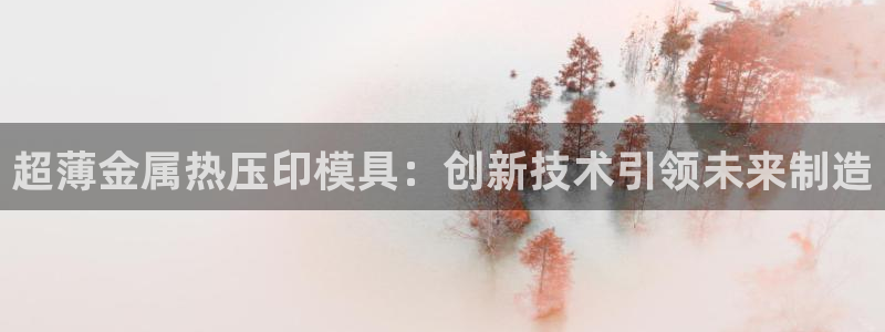 易倍单词官方网站登录：超薄金属热压印模具：创新技术引领未