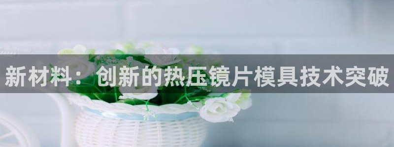 emc易倍是黑台子吗:新材料:创新的热压镜片模具技术突破