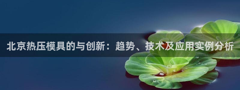 emc平台：北京热压模具的与创新：趋势、技术及应用实例分